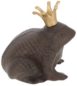 Fém kerti szobor Frog – Esschert Design