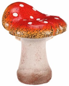 Toadstool piros pár mérete. M, kerámia, 12 x 15 x15 cm