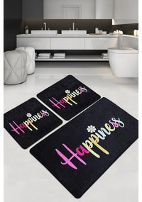 Fürdőszobaszőnyeg Szett (3 db) Happiness Djt