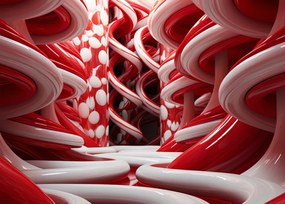 Poszter 70x50cm Vörös Örvények