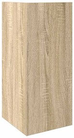 sonoma tölgy kisasztal polccal 25,5 x 27 x 60 cm