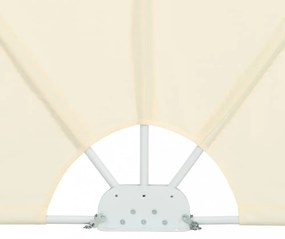 krémszínű összecsukható terasz oldalárnyékoló 300 x 200 cm