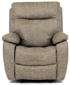 Relax fotel vezeték nélküli elektromos vezérléssel, bézs vintage szövettel. TV-4094 LAN3