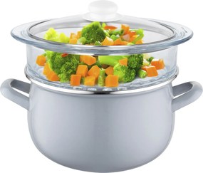 Gőzölő Gőzfőző Edény Zsírmentes üveg szita Indukció