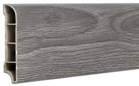 Vinyl SPC padlószegély Hradok tölgy 2400x60x12 mm