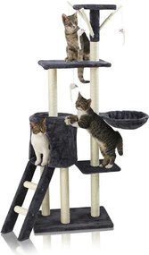 Kaparófa macskáknak Hawaj 138 cm sötét szürke