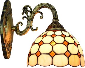 Brilagi - Tiffany vitrázs fali lámpa DORAN 1xE27/40W/230V