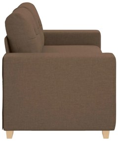 barna szövet loveseat kanapé 140 cm