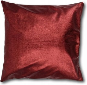 Párnahuzat Karmin Metalizált Bőrszerű