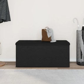 Tárolópad Fekete Tölgy 100x40x45 cm Mérnöki Fa