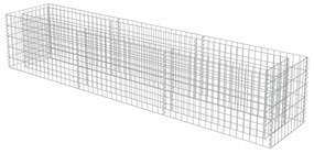 horganyzott acél gabion magaságyás 270 x 50 x 50 cm