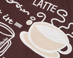 COFFEE barna pamut ágyneműhuzat