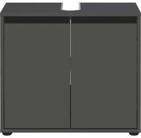 Antracitszürke mosdó alatti szekrény 63x55 cm Lemont – Germania