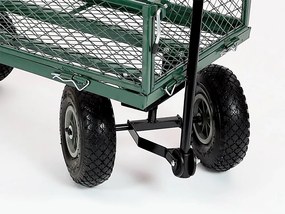 Fém kerti kézikocsi, 300 kg teherbírással