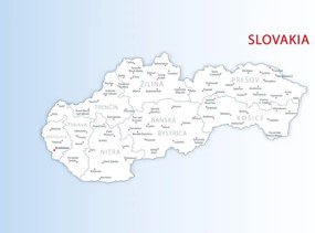 Tapeta mapa Slovenska