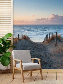 Gario Fotótapéta Lemegyek a strandra Anyag: Vlies, Méret: 150 x 210 cm