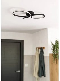 Eglo 901266 - LED Mennyezeti lámpa SERPINS LED/21W/230V 3000K fekete