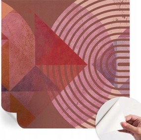 Design fali fotótapéta öntapadós absztrakt formák 250x250