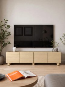 Arlo TV-szekrény 200 cm négyajtós - vicenza tölgy