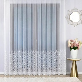 Fehér Szalagfüggöny, Magnólia Mintás Alsó 150X280