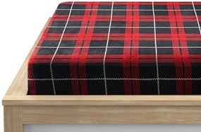 Mikroplüss lepedő ALBURY 200x200 cm piros