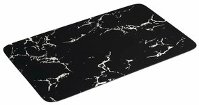 AQUALINE PCD011 fürdőszoba szőnyeg 50 x 80 cm,fekete/márvány