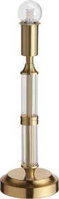 Endon glamour asztali lámpa morton rechargeable sárgaréz átlátszó end110463
