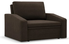 Vertico fekvőfotel, 90 cm széles, fonott, barna