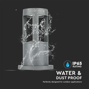 LED Kültéri lámpa LED/10W/230V 25cm 3000K IP65 szürke