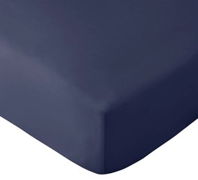 Sötétkék gumis mikroszálas lepedő 185x200 cm So Soft Easy Iron – Catherine Lansfield