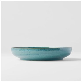 Türkiz mély kerámia tányér ø 20 cm Peacock – MIJ