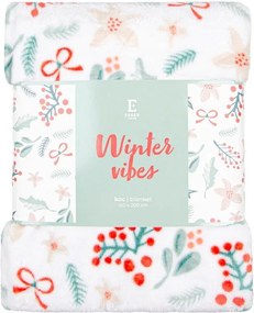 Karácsonyi takaró Winter vibes 150x200 dekoráció