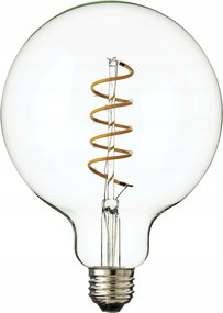 Hudson Valley Led izzó G125 6W E27 230V átlátszó szabályozható Spirális Filament