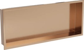 Mexen X-Wall-R falcspolc peremmel 75 x 30 cm, kefeített réz - 19C0753010