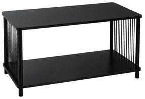 Fekete dohányzóasztal 40x80 cm Manila – Casa Selección