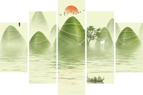 Kép - Zöld-hegyi völgy (150x105 cm)