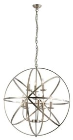 Searchlight 2478-8AB - Láncos csillár ORBIT 8xE14/60W/230V sárgaréz