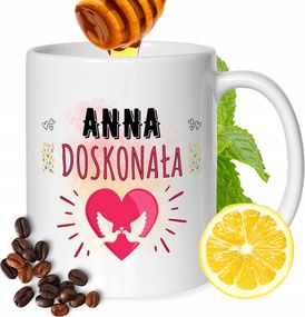 Bögre Anna Barátnőknek Ajándék Nyomtatott Fehér 330ml