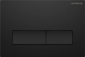 Wc Öblítő Gomb matt fekete Yosemite UP002-U18 fürdőszobai