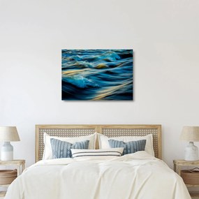 Kép - Hullámok (üvegen) (70x50 cm)
