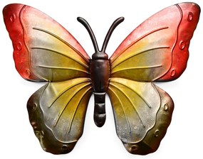 Fali fém dekoráció pillangó BUTTERFLY 30 cm - több színben Termék színe: Lila