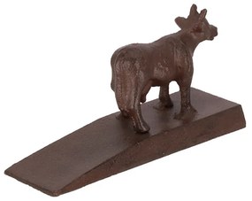 Öntöttvas ajtókitámasztó ék, bocis, 13 x 6 cm