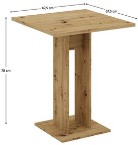 Étkezőasztal Evoreta (artisan tölgy) (2 fő részére). 1097155