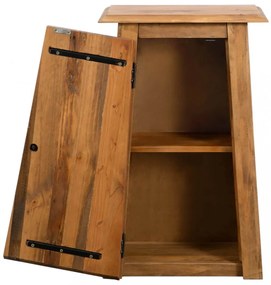 tömör újrahasznosított fenyőfa faliszekrény 42 x 23 x 70 cm