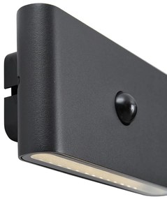 Fali lámpa fekete 4 lépéses szenzor mágneses LED-del újratölthető - Batt