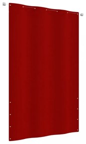 piros oxford-szövet erkélyparaván 140 x 240 cm