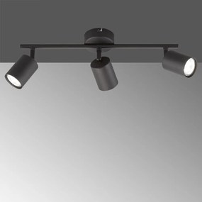 Fekete fém LED spotlámpa 8x42 cm Vano – Fischer &amp; Honsel
