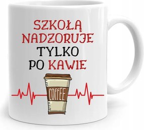 Az Igazgatónak A Bögre Felügyeli A Kávé Utáni Ajándékot fényképes nyomtatással