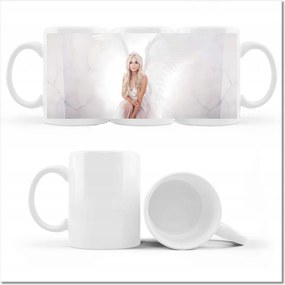 Angyalszőke fényképes bögre