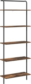 vidaXL Könyvespolc Füstölt tölgy 60 x 24 x 168 cm Faanyag